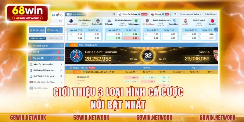Giới thiệu 3 loại hình cá cược nổi bật nhất