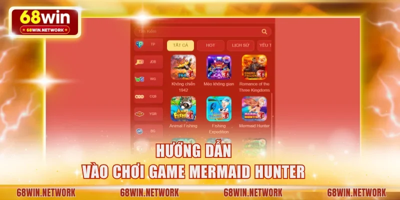 Hướng dẫn vào chơi game Mermaid Hunter