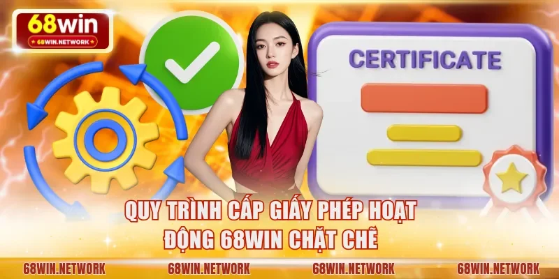 Quy trình cấp giấy phép hoạt động 68WIN chặt chẽ
